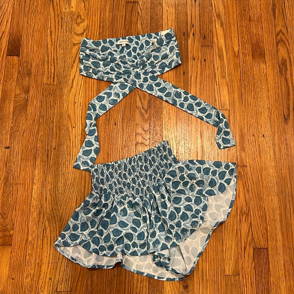 BLUE LIFE - vintage summer beach bunny summer set